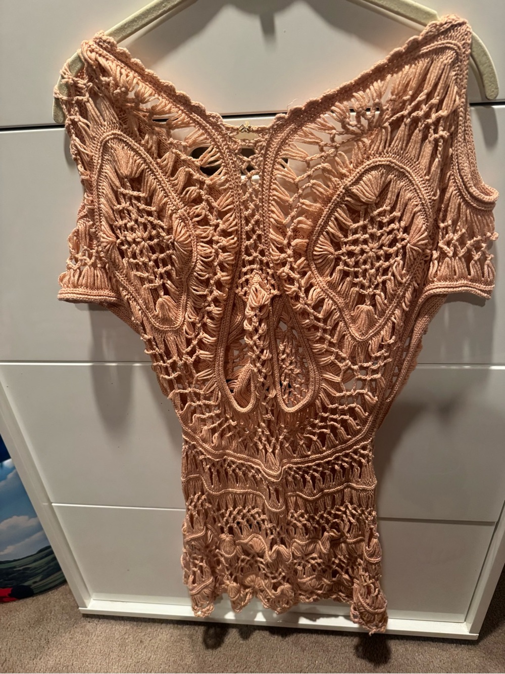PILYQ Crochet coverup Peach - Picture 3 of 3